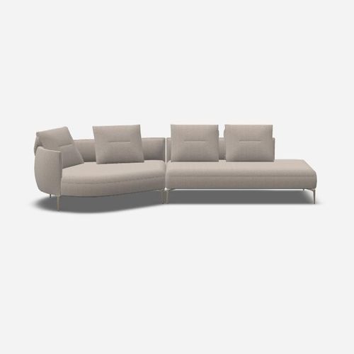 Canapé modulable - SOPHIA LANDSCAPE - JORI - d'angle / rond / contemporain