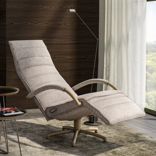 Fauteuil contemporain - MENSANA - JORI - en tissu / en cuir / en acier