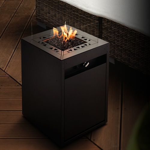 Cheminée à gaz - Planika - à poser / sur pied / sans conduit