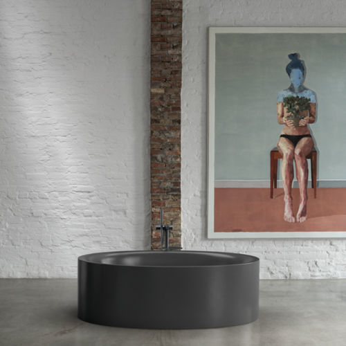 Baignoire ovale - BetteEve Oval Silhouette - Bette GmbH & Co. KG - à poser / pour habitat / en titane