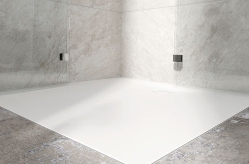 Receveur de douche carré - BetteFlat - Bette GmbH & Co. KG - à poser / de titane / antidérapant