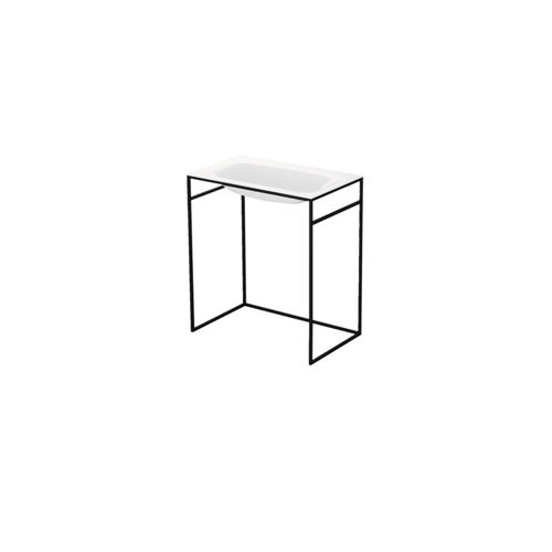 Vasque sur pied - BetteLux Shape - Bette GmbH & Co. KG - en métal émaillé / en acier à revêtement par poudre / avec mitigeur