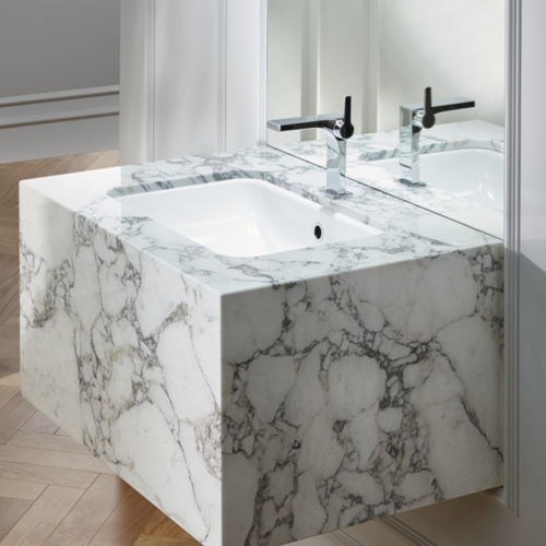 Vasque sous plan - BetteOne - Bette GmbH & Co. KG - en marbre / en pierre naturelle / en verre
