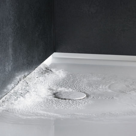 Bac à douche rectangulaire - BetteUpstand - Bette GmbH & Co. KG - à carreler / en acier / antidérapant