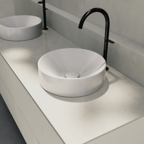 Vasque à poser - BETTESUNO - Bette GmbH & Co. KG - en métal émaillé / brillante / finition mat