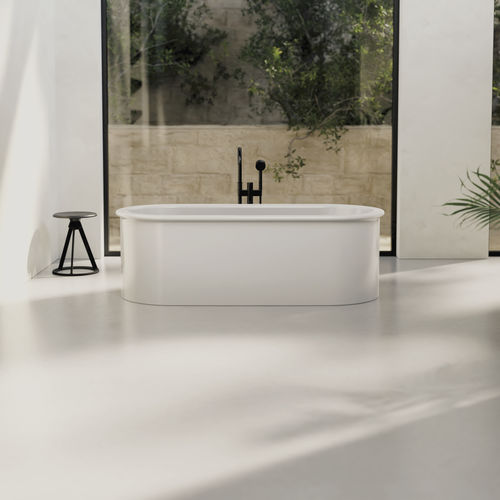 Baignoire ovale - BETTESUNO - Bette GmbH & Co. KG - à poser / pour habitat / en métal émaillé