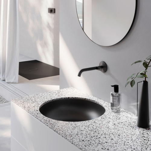 Vasque sous plan - BETTEBALANCE  - Bette GmbH & Co. KG - en métal émaillé / brillante / finition mat