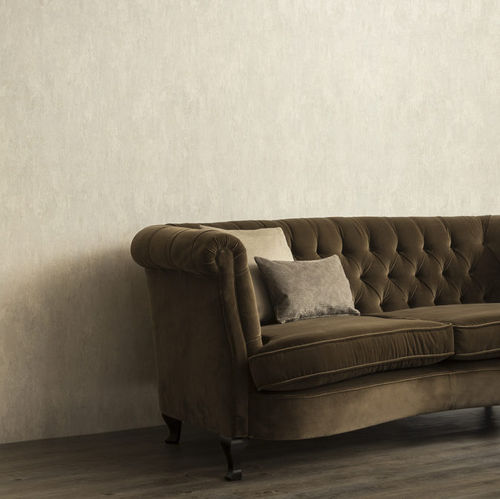 Papier peint contemporain - LEGEND : NILO 07 - LIZZO - uni / aspect métal / sable