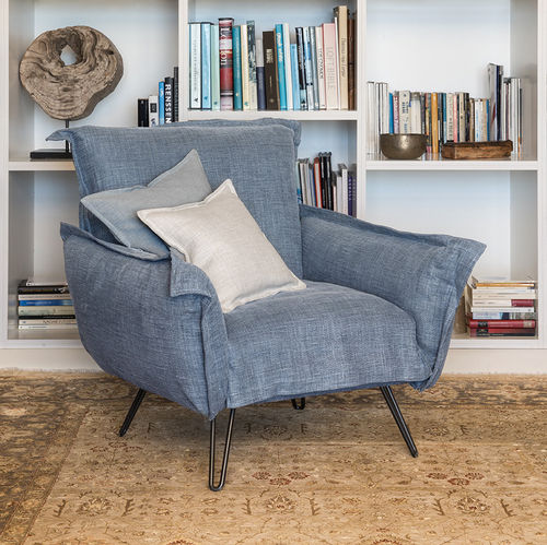 Tissu d'ameublement - VICTORIA Series - LIZZO - uni / en lin / lavable