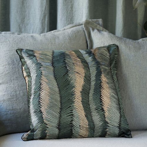 Tissu d'ameublement - PLUMAGE   - LIZZO - pour rideaux / Art nouveau / en coton