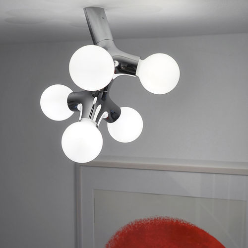 Plafonnier design original - DNA DOUBLE - next - en ABS / halogène / professionnel
