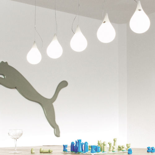 Suspension - LIQUID LIGHT: DROP_2 XS 5 LONG - next - en polyéthylène / design original / d'intérieur