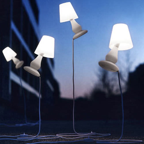 Lampe sur pied - FLAPFLAP - next - en polycarbonate / design original / d'intérieur