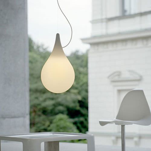 Suspension - LIQUID LIGHT: DROP_2 SMALL - next - en polyéthylène / design original / d'intérieur
