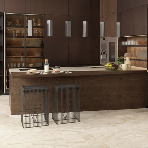 Cuisine contemporaine - E6.70 · E3.70 - GAMADECOR – PORCELANOSA Grupo - en bois / en L / de grande taille