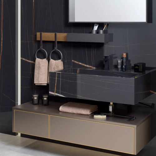 Meuble avec lavabo contract - SYMPHONY - GAMADECOR – PORCELANOSA Grupo - à usage domestique