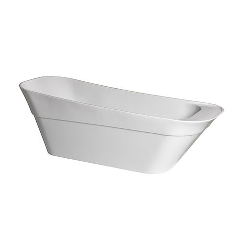 Baignoire asymétrique - OXO - NOKEN – PORCELANOSA BATHROOMS - en îlot / pour habitat / en acrylique