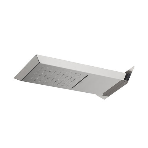 Pommeau de douche mural - OXO - NOKEN – PORCELANOSA BATHROOMS - rectangulaire / pluie / cascade