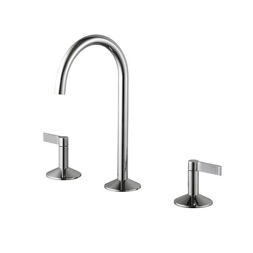 Mélangeur pour lavabo - LIGNAGE - NOKEN – PORCELANOSA BATHROOMS - à poser / en métal / d'intérieur