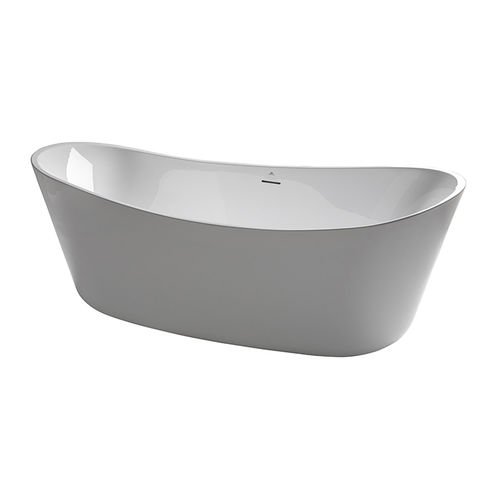 Baignoire ovale - LOUNGE FLUID - NOKEN – PORCELANOSA BATHROOMS - asymétrique / en îlot / pour habitat
