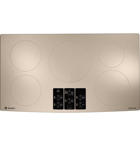 Table de cuisson à induction - ZHU36RSRSS - Monogram - 5 foyers / encastrable / avec commandes tactiles