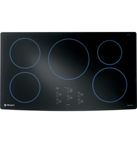 Table de cuisson à induction - ZHU36RBMBB - Monogram - 5 foyers / encastrable / avec commandes tactiles
