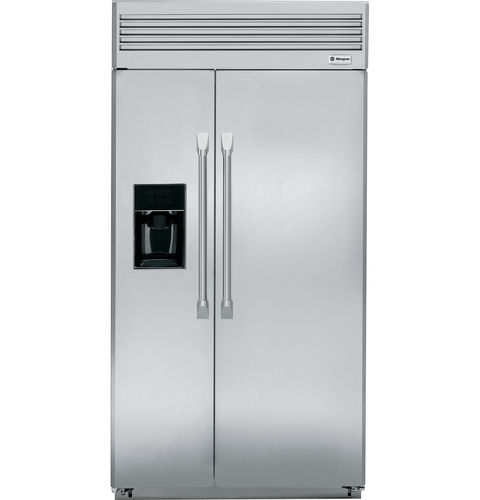 Réfrigérateur américain - ZISP420DXSS - Monogram - résidentiel / encastrable / en inox
