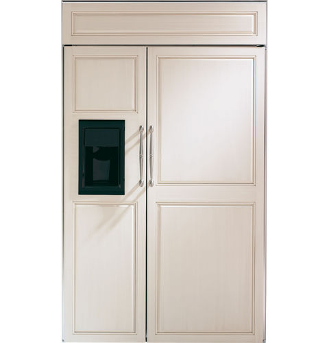 Réfrigérateur américain - ZISB480DX - Monogram - résidentiel / encastrable / blanc