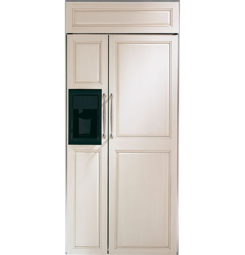 Réfrigérateur américain - ZISB360DX - Monogram - résidentiel / encastrable / blanc