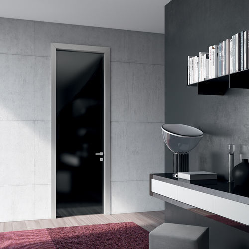 Porte d'intérieur - SEGNO - Movi - en teck / en wengé / en aluminium