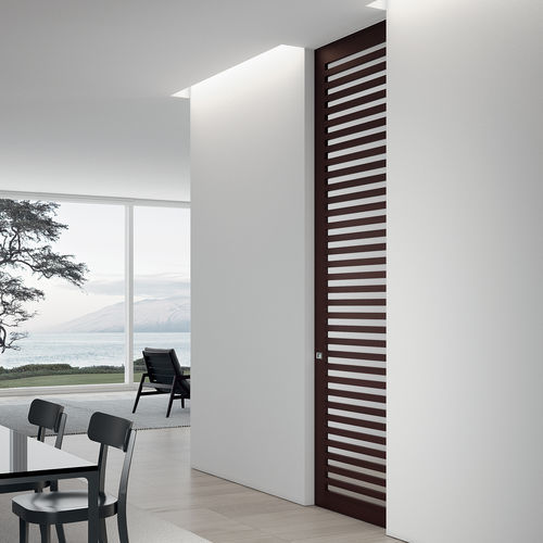 Porte en bois - PATMOS - Movi - d'intérieur / en Plexiglas® / coulissante