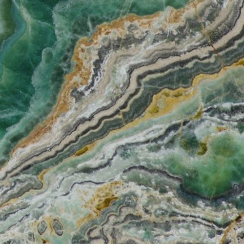 Plaque de pierre en onyx - EMERALD  - FURRER - pour agencement intérieur / verte / blanche