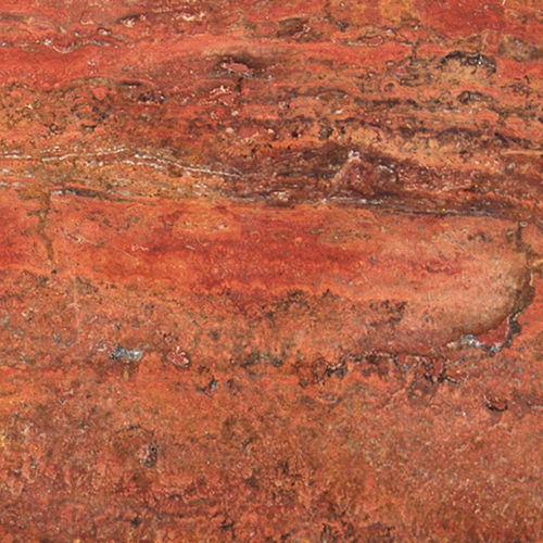 Plaque de pierre en travertin - RED TRAVERTINE - FURRER - pour intérieur / pour cuisine / pour plancher