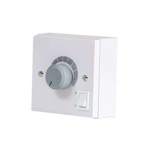 Variateur pour ventilation - Elta - à bouton rotatif / encastré / contemporain