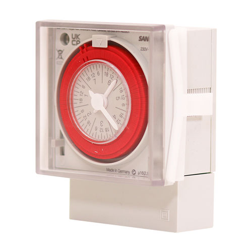 Temporisateur analogique - 7 Day Timeclock - Elta - sur rail DIN / programmable