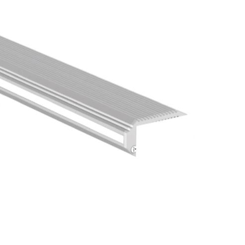 Nez de marche en aluminium - Tector - avec profil éclairant à LED