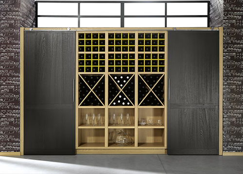 Cave à vin encastrable - INDUSTRIAL CHIC - L'OTTOCENTO - en bois