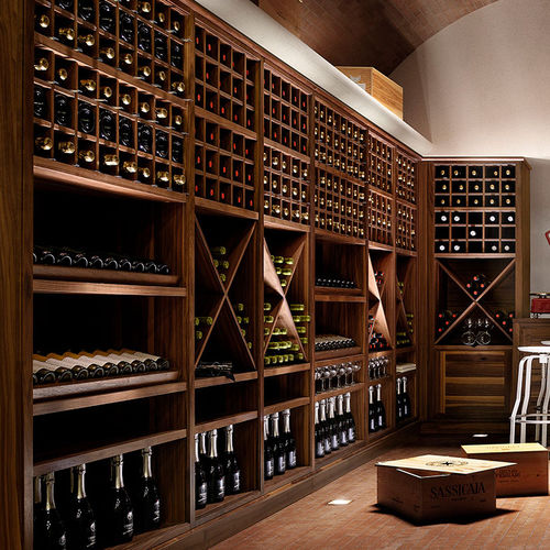 Cave à vin professionnelle - CALENDARIO - L'OTTOCENTO - pose libre / en bois