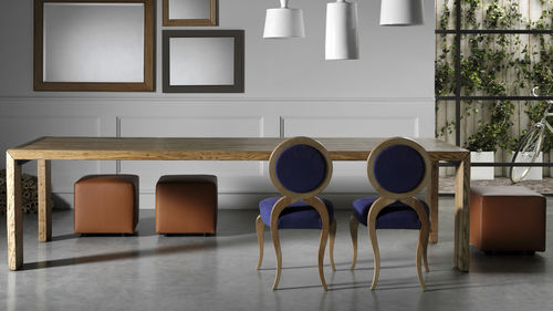 Table contemporaine - ONE - L'OTTOCENTO - en bois / rectangulaire