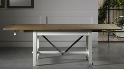Table contemporaine - ROTELLA - L'OTTOCENTO - en bois / rectangulaire / à rallonge