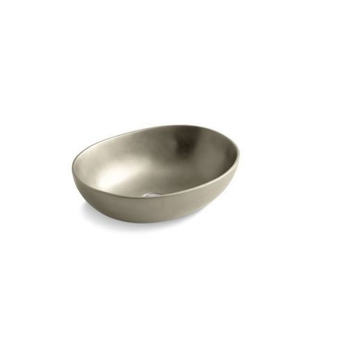 Vasque à poser - OBIDOS - KALLISTA - en bronze / double / ovale