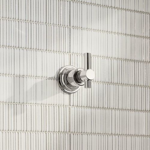 Patère moderne - CENTRAL PARK WEST&reg; - KALLISTA - en chrome / en laiton / simple