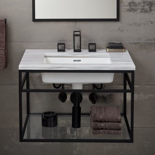 Console pour lavabo en métal - GRID&trade; - KALLISTA