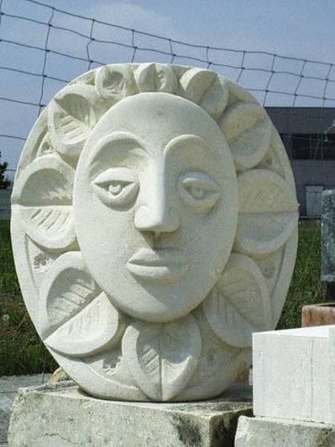 Sculpture en pierre - Sole - stonebreakers - fait main / blanche / figuratif