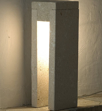 Lampe sur pied - Airone - stonebreakers - en pierre / contemporaine / d'intérieur