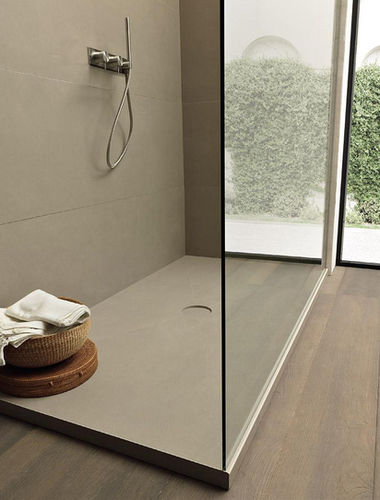 Paroi de douche fixe - SURF - MODULNOVA - d'angle / en verre trempé / sans cadre