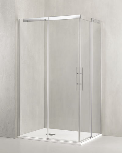 Paroi de douche coulissante - PL-ASC - TDA - d'angle / en verre trempé