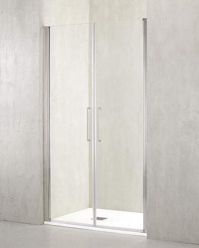 Paroi de douche battante - MI-PSA2 - TDA - rectangulaire / en verre trempé