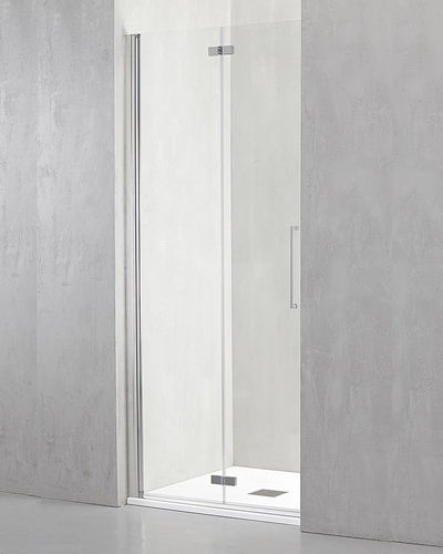 Paroi de douche pliante - MI-PSO - TDA - rectangulaire / en verre trempé