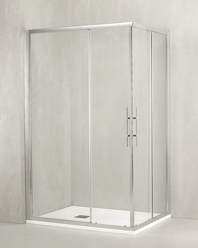 Paroi de douche coulissante - DM-ASC - TDA - rectangulaire / d'angle / en verre trempé